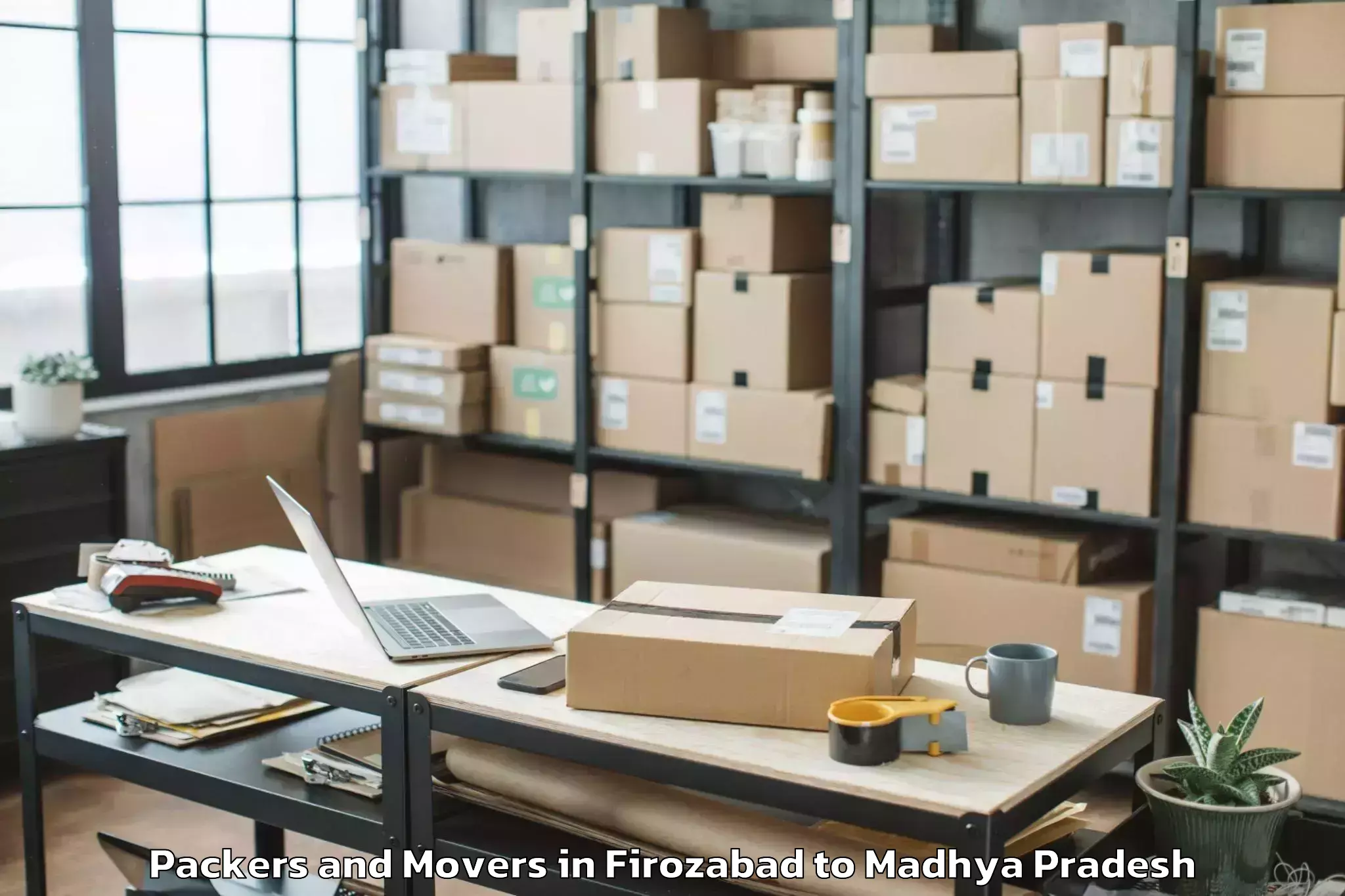 Reliable Firozabad to Satwas Packers And Movers